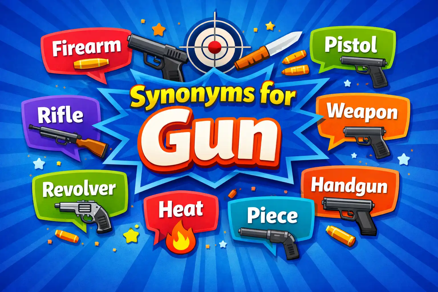 Synonyms for gun