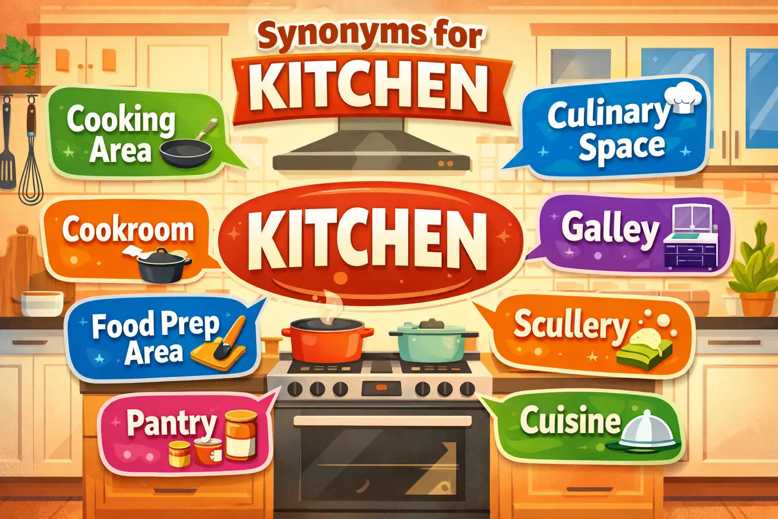 Synonyms for kitchen
