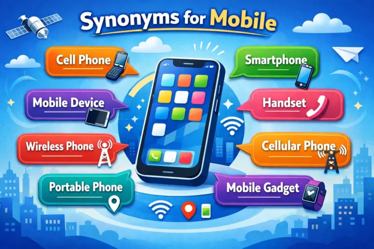 Synonyms for mobile