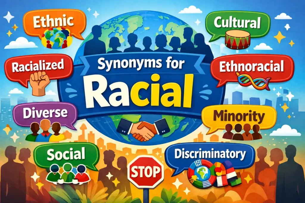 synonyms for racial
