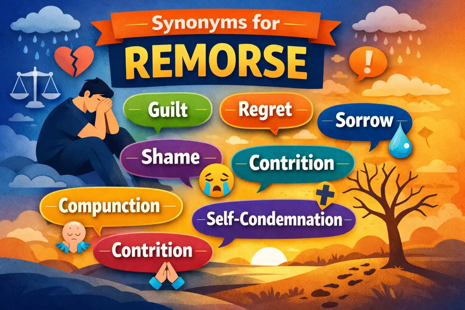 Synonyms for remorse