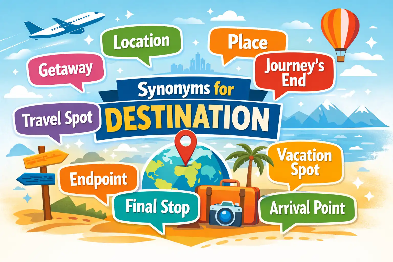 synonyms for destination
