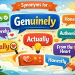 synonyms for genuinely