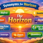 synonyms for horizon