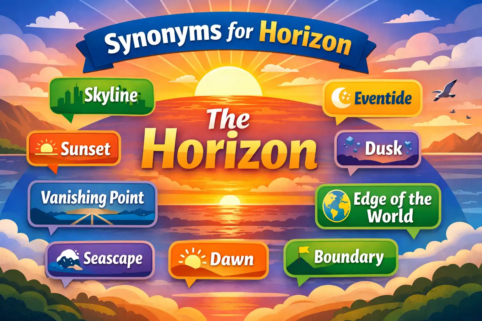 synonyms for horizon