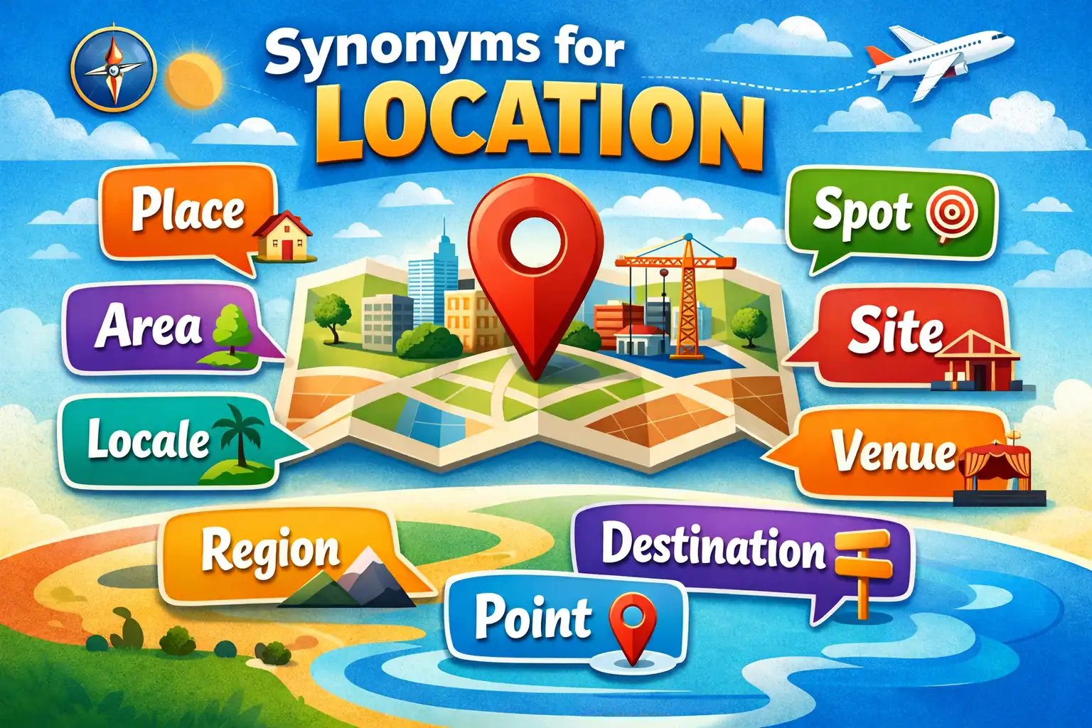 synonyms for location