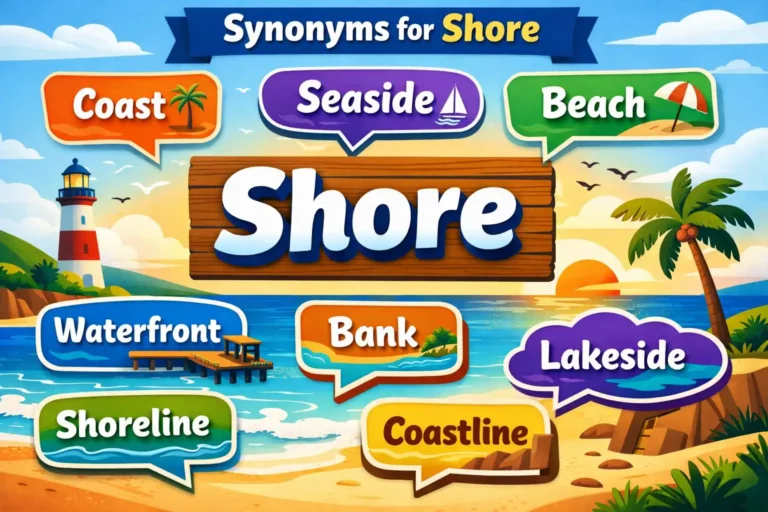 synonyms for shore