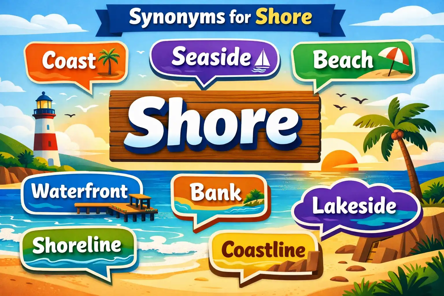 synonyms for shore