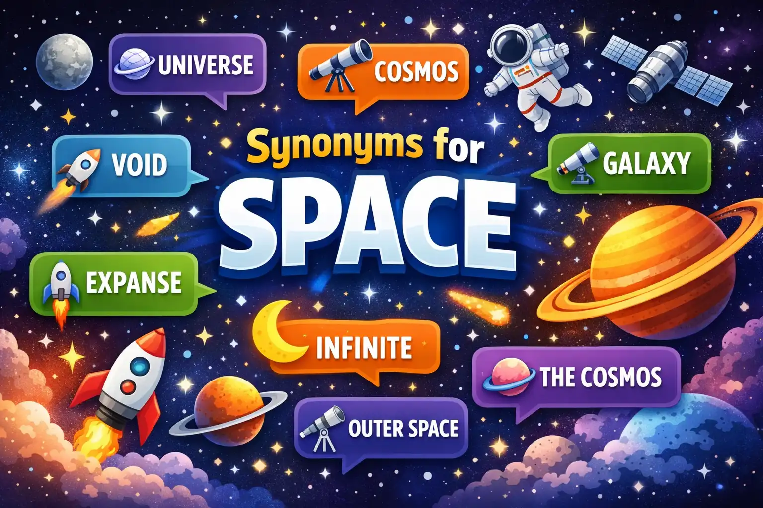 synonyms for space