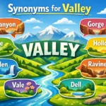 synonyms for valley
