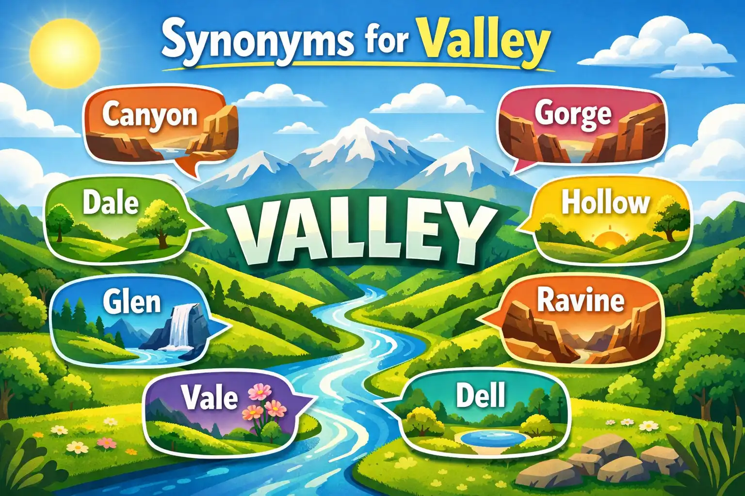 synonyms for valley