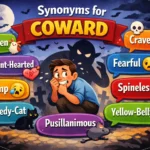 synonyms for coward