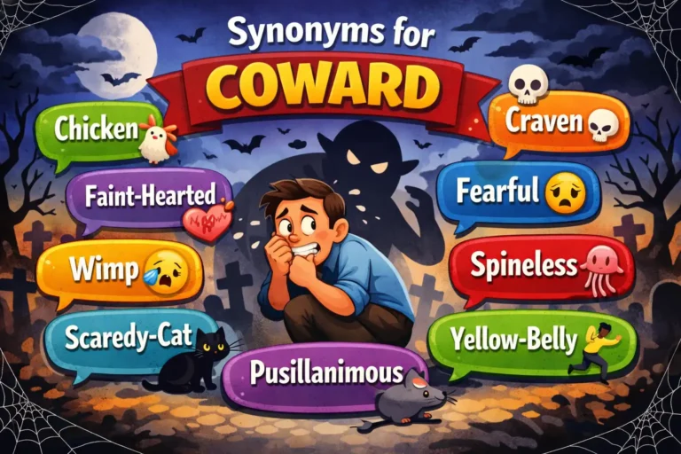 synonyms for coward