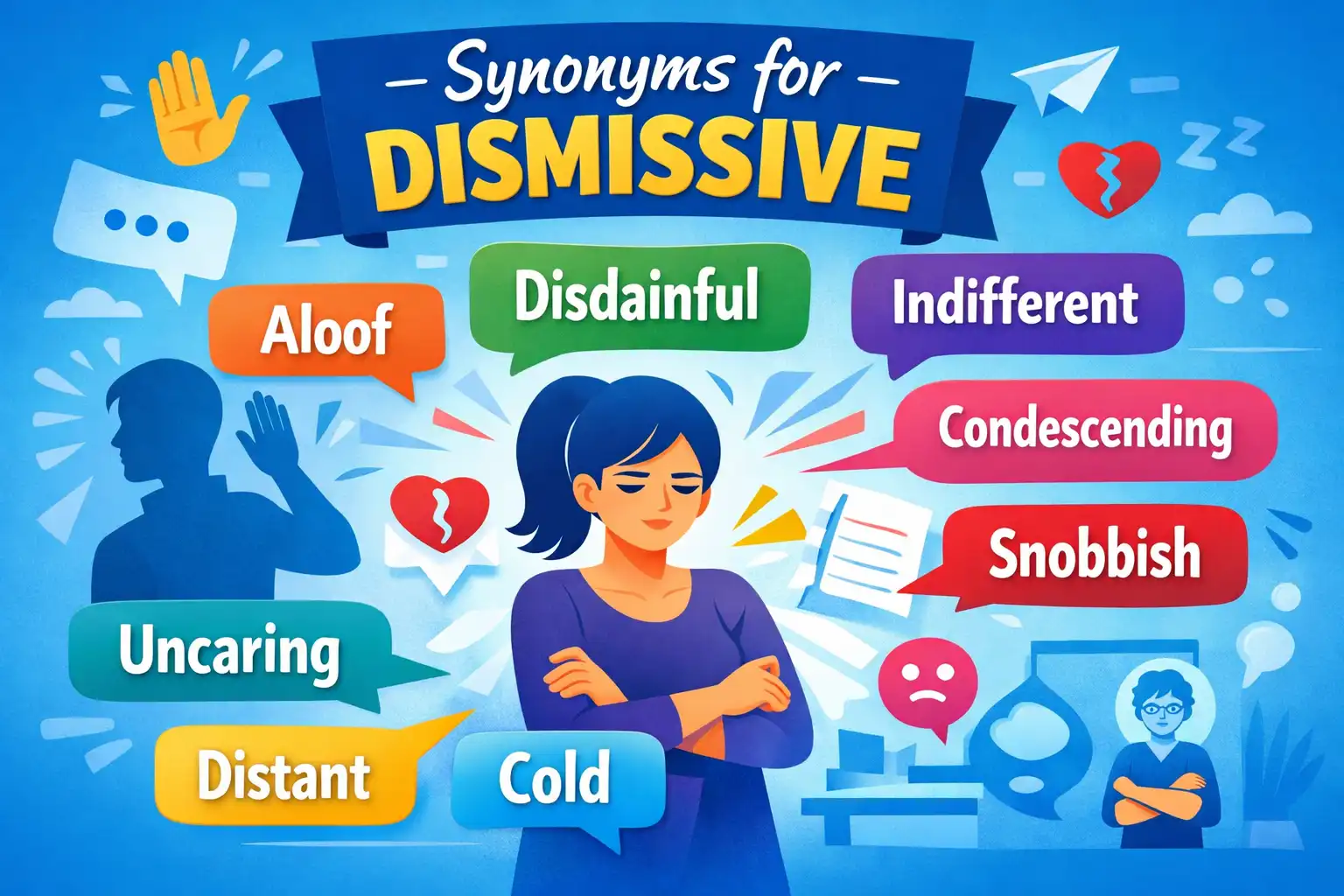 synonyms for dismissive