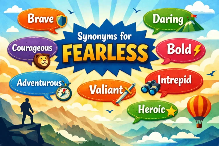 synonyms for fearless