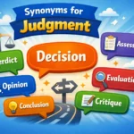 synonyms for judgement