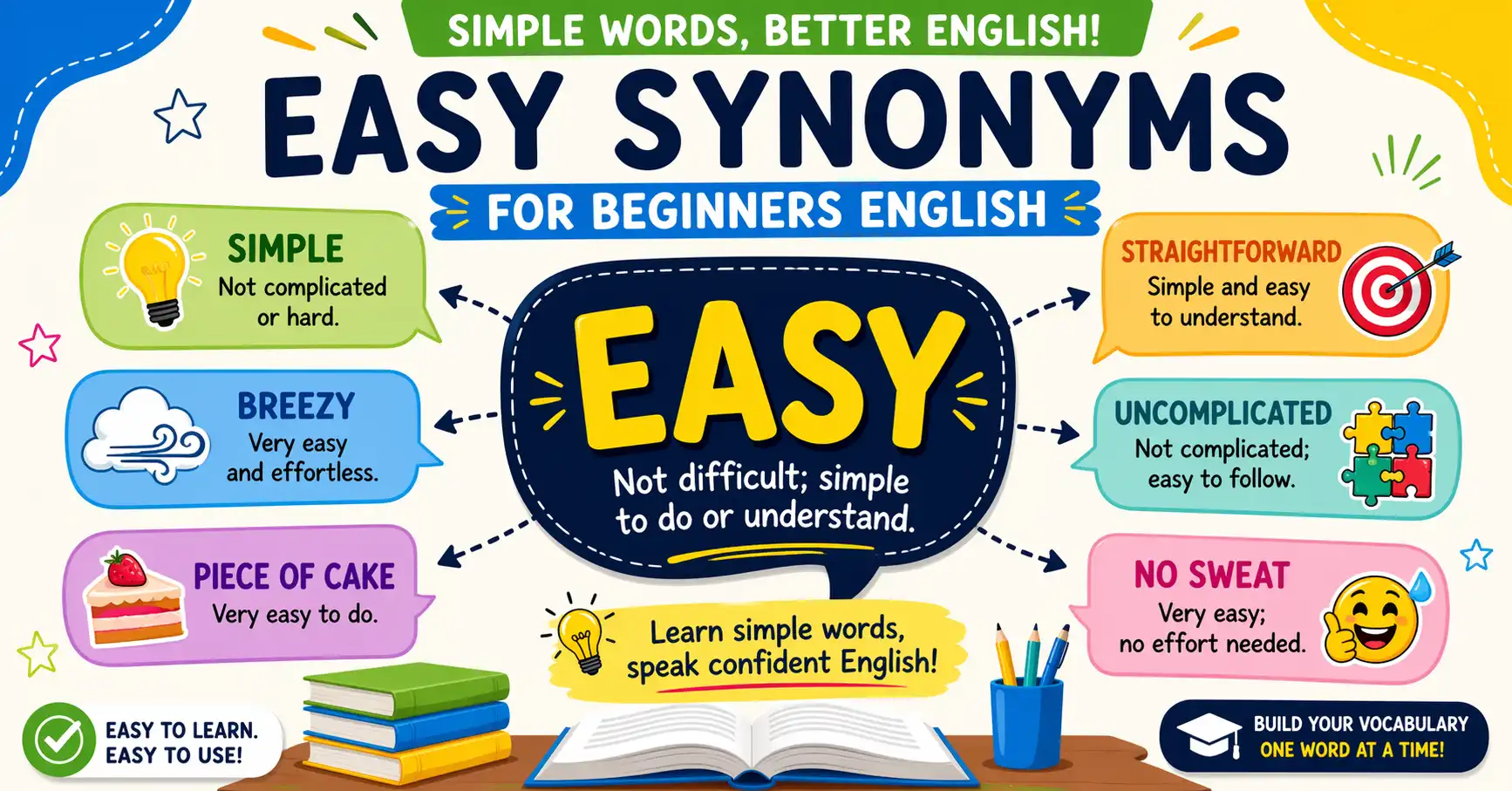 easy synonyms for beginners English