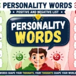 personality words positive and negative list
