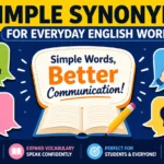 simple synonyms for everyday English words