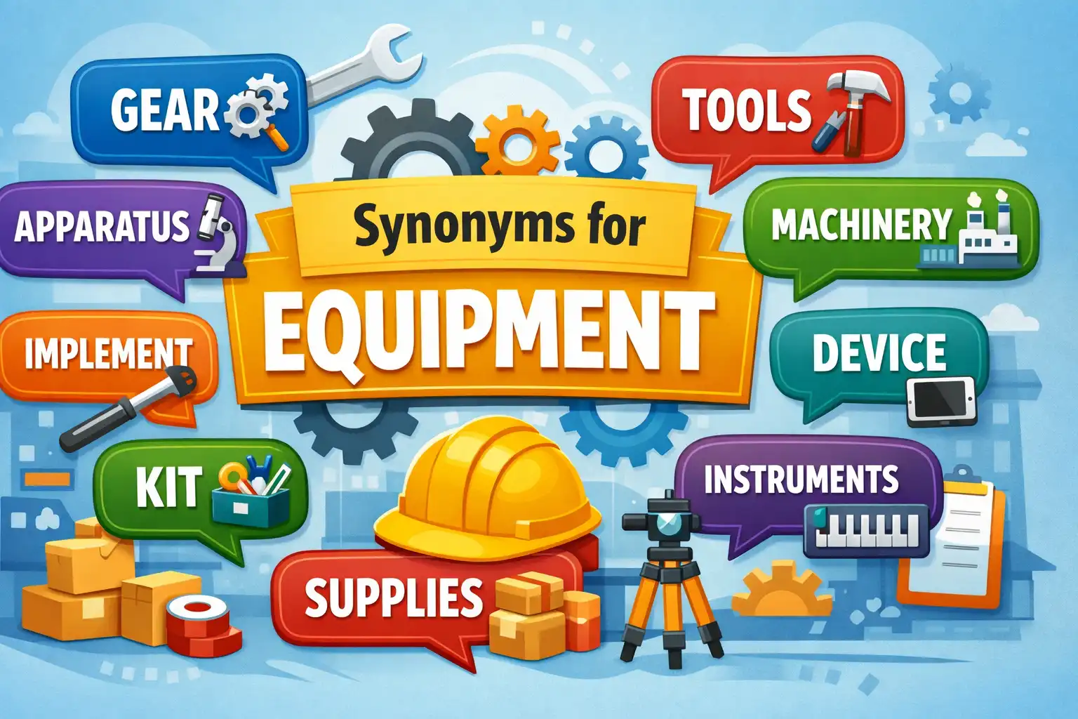 synonyms for equipment