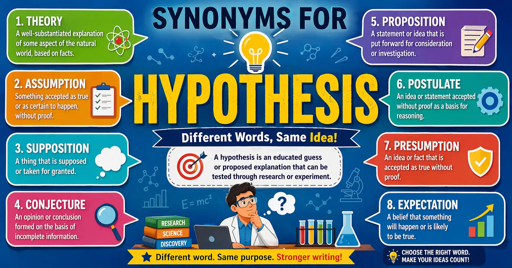 synonyms for hypothesis