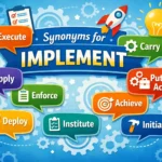 synonyms for implement