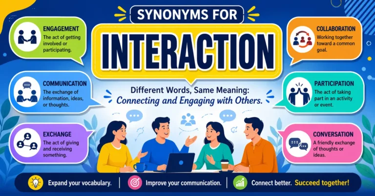 synonyms for interaction