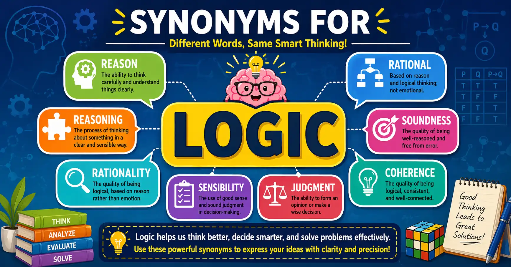 synonyms for logic