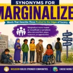 synonyms for marginalized