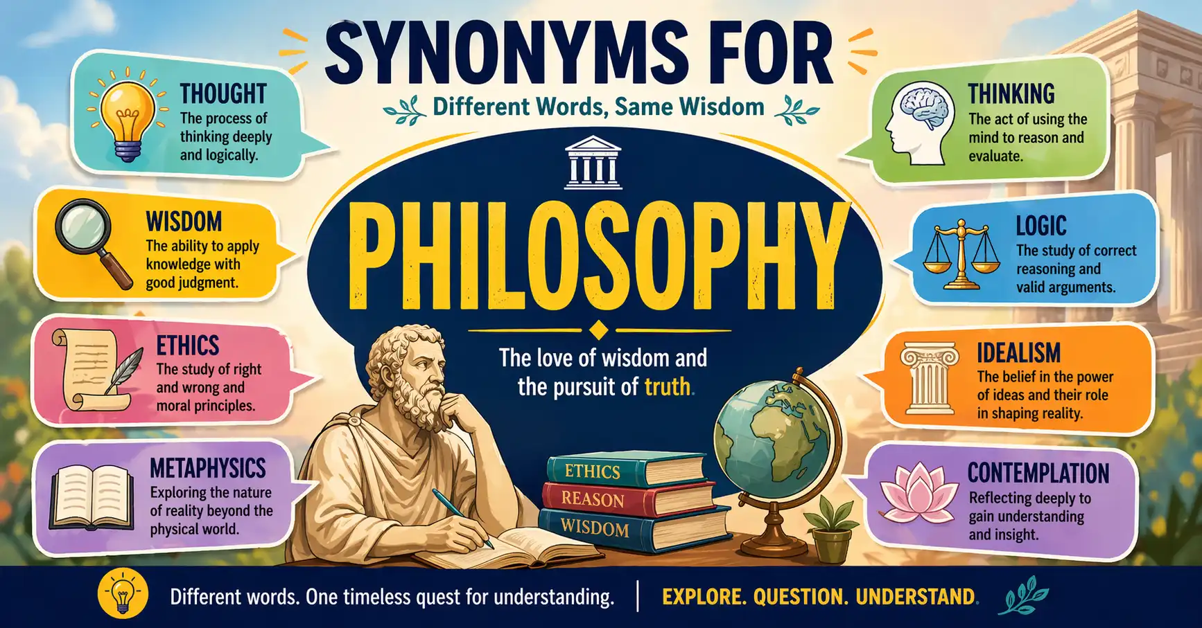 synonyms for philosophy
