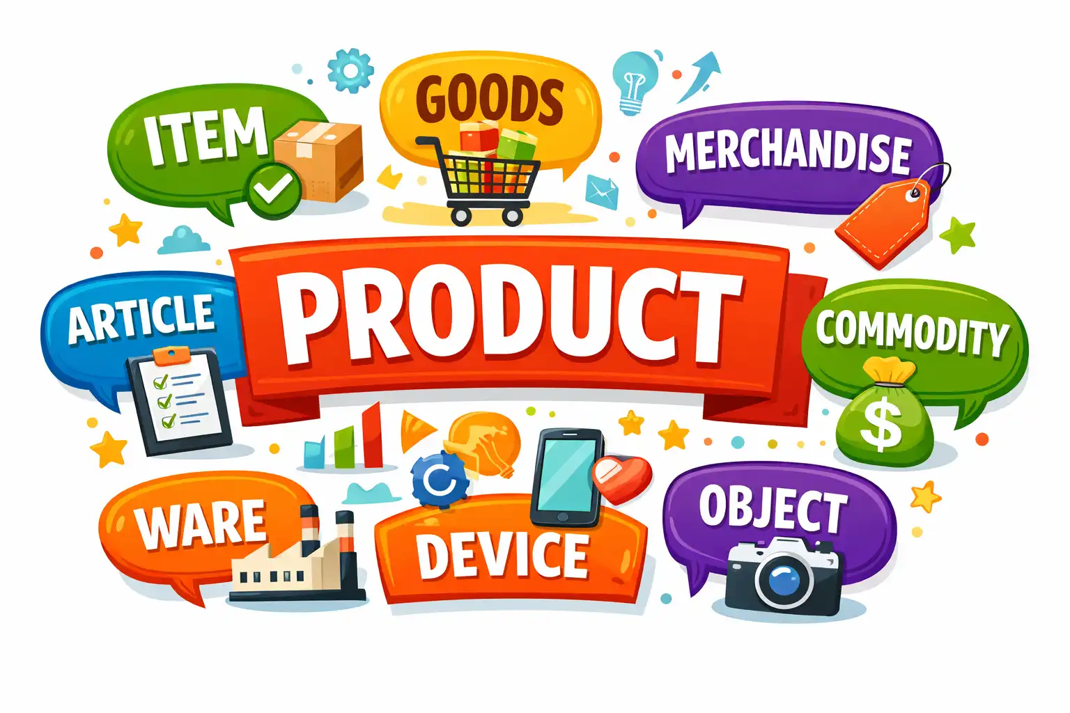 synonyms for product