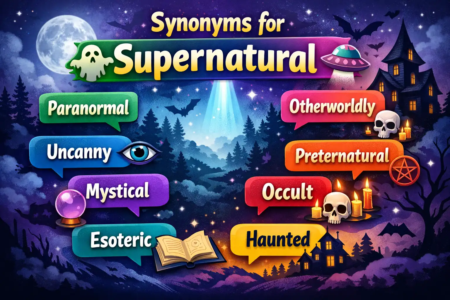 synonyms for supernatural