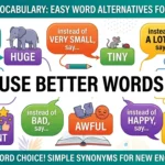 word alternatives for beginners ESL