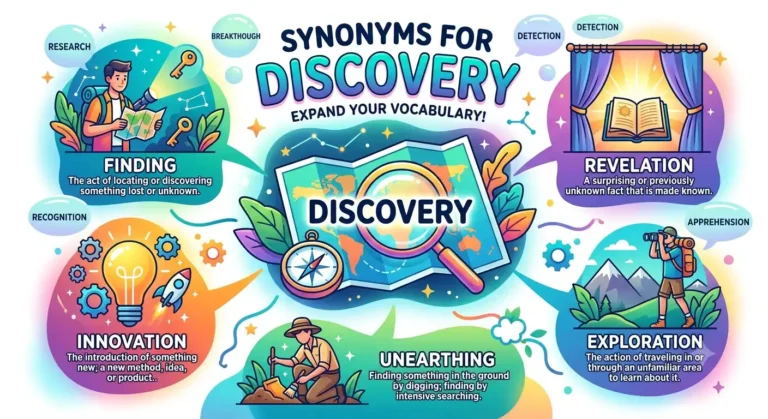 synonyms for discovery