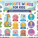 opposite words for kids