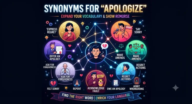 synonyms for apologize