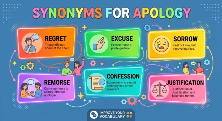 synonyms for apology