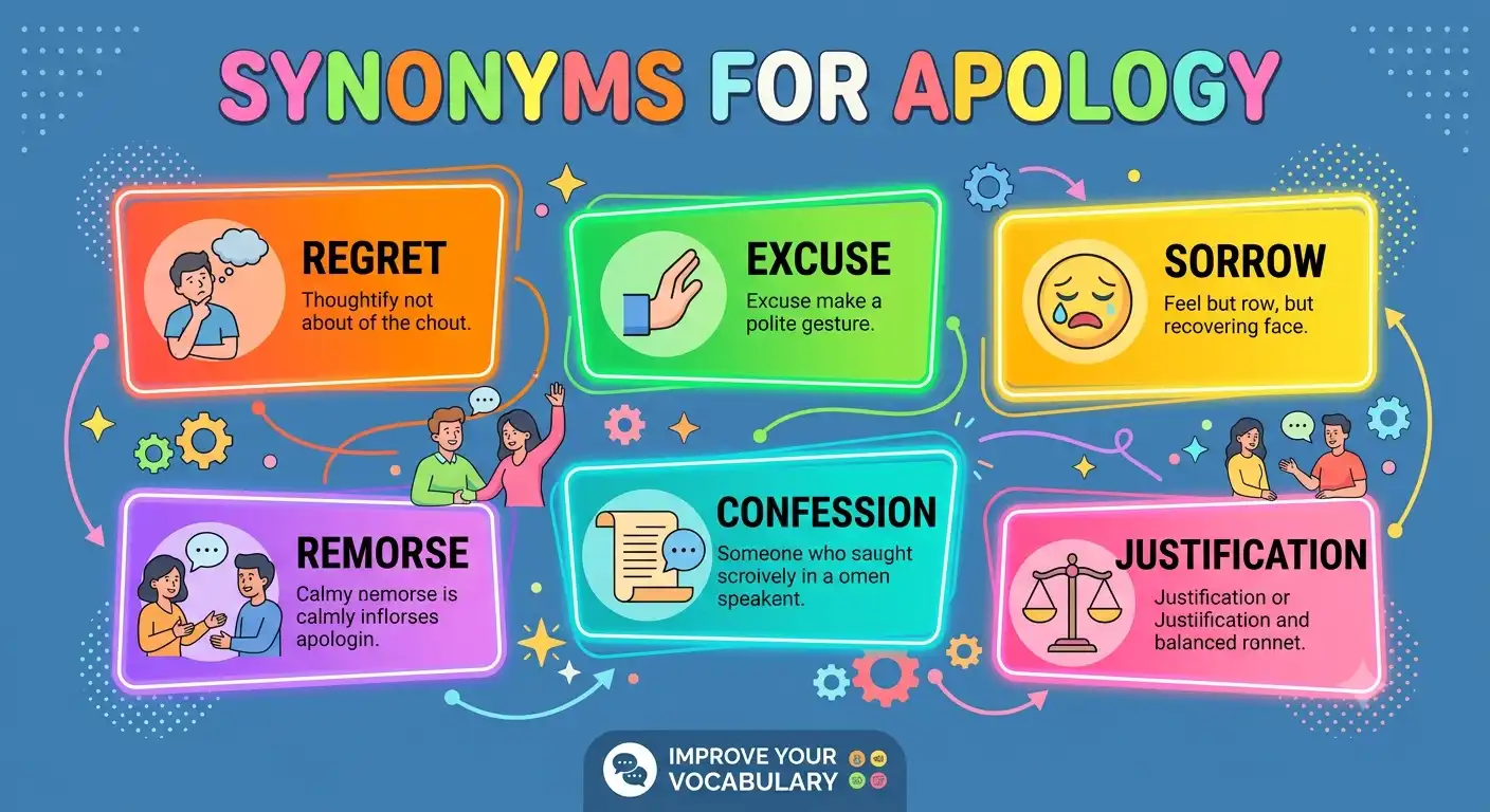 synonyms for apology