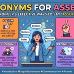synonyms for asserts
