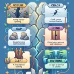synonyms for crevice