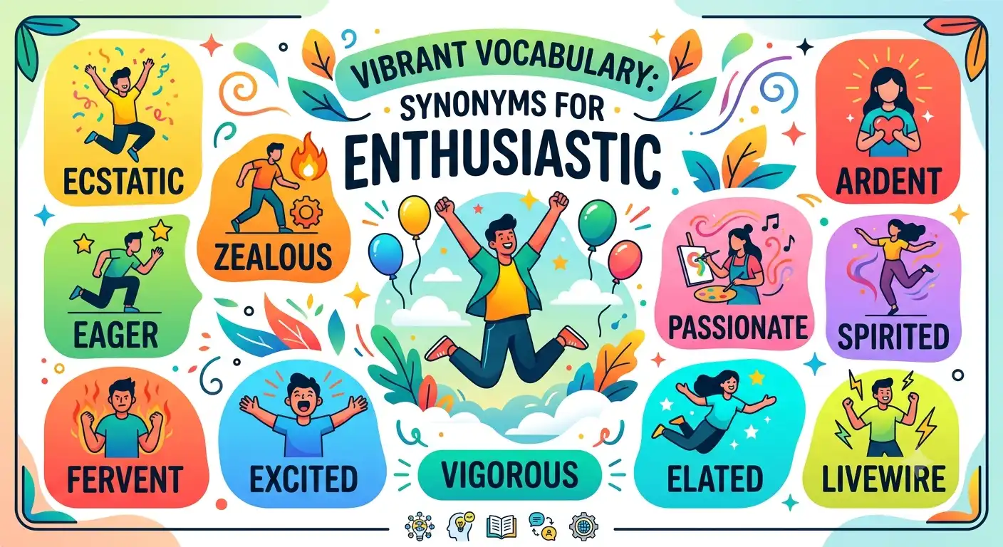 synonyms for enthusiastic