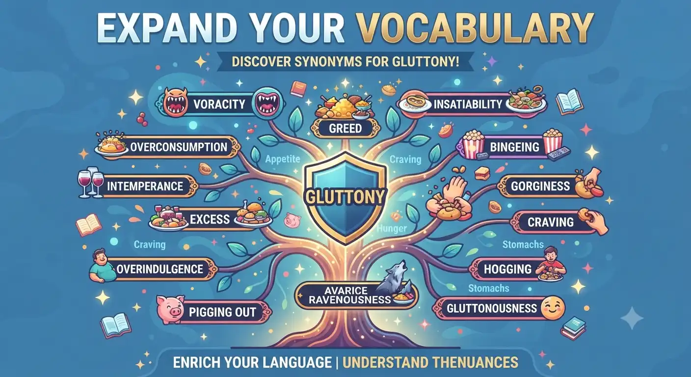 synonyms for gluttony
