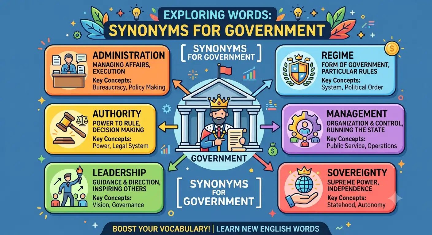 synonyms for government