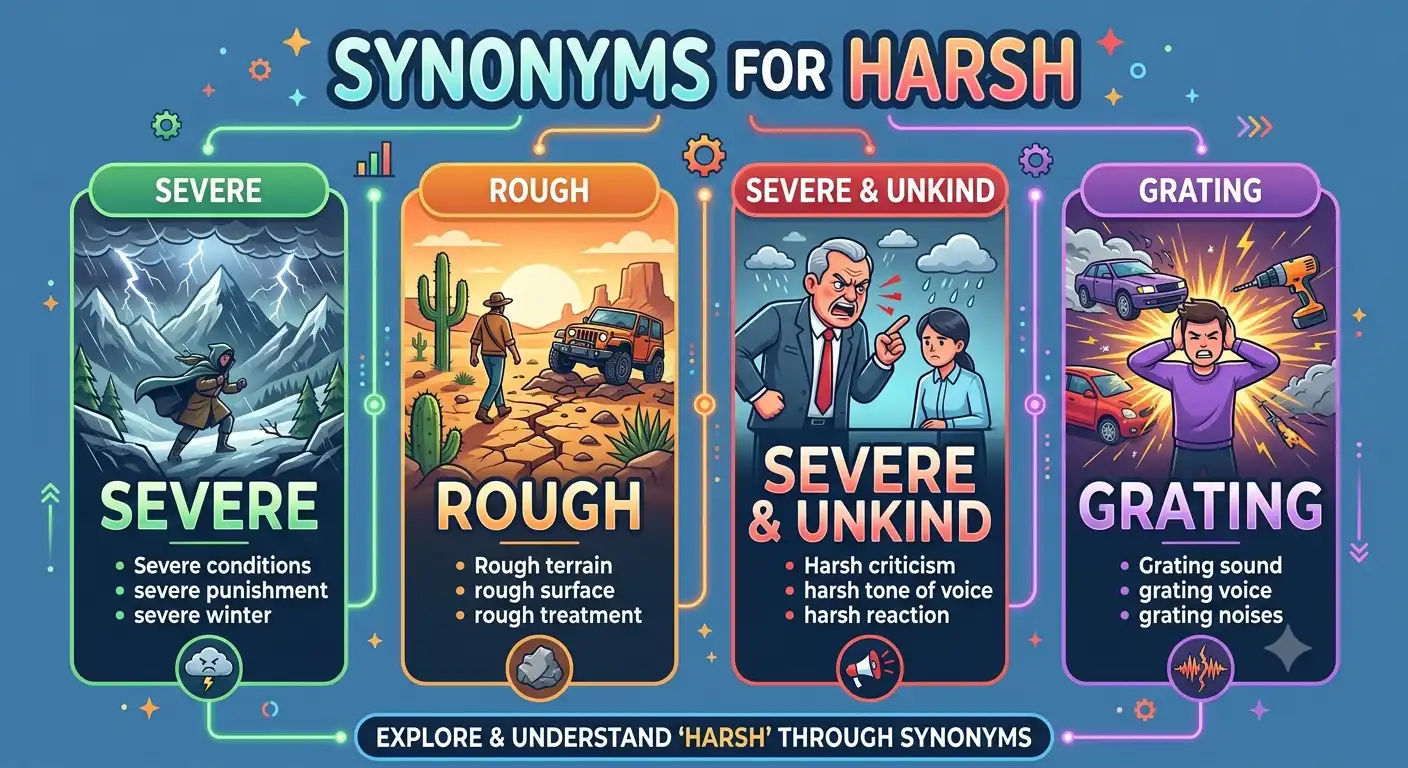 synonyms for harsh