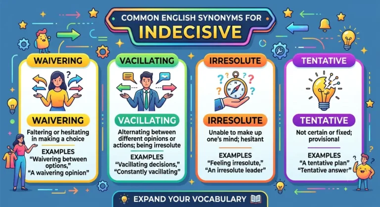 synonyms for indecisive