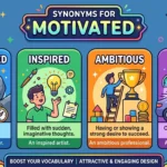 synonyms for motivated