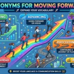 synonyms for moving forward