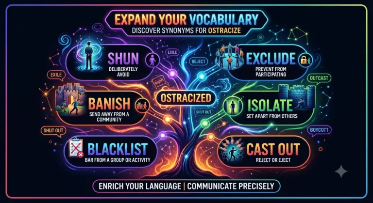 synonyms for ostracize