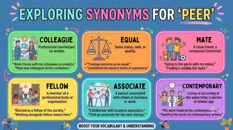 synonyms for peer