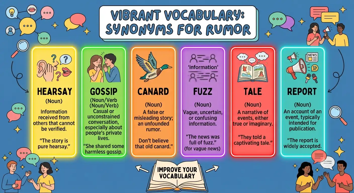 synonyms for rumor